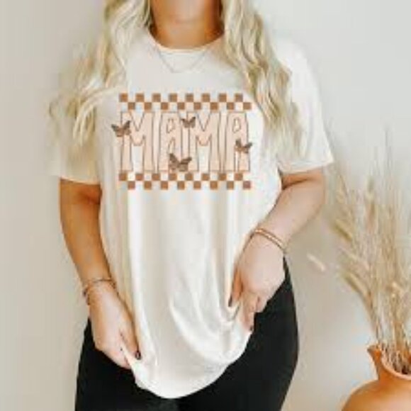 Mama Butterfly Retro Short Sleeve Tee - Size XL - Picture 1 of 6